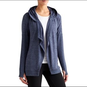 Athleta Blissful Wrap Sweater with hood XXS